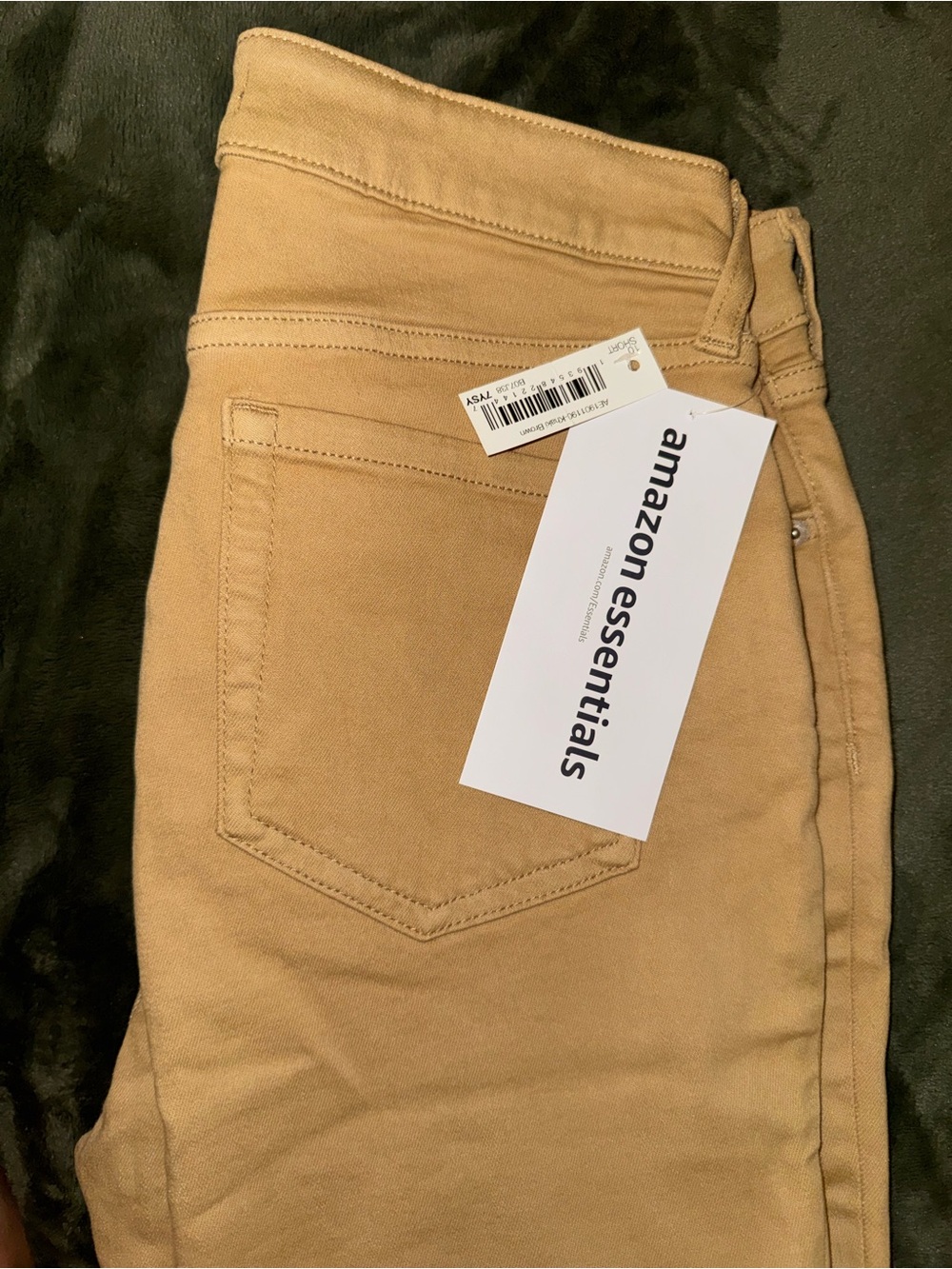 Amazon Essentials Caramel/Tan High-Rise Skinny Jeans
